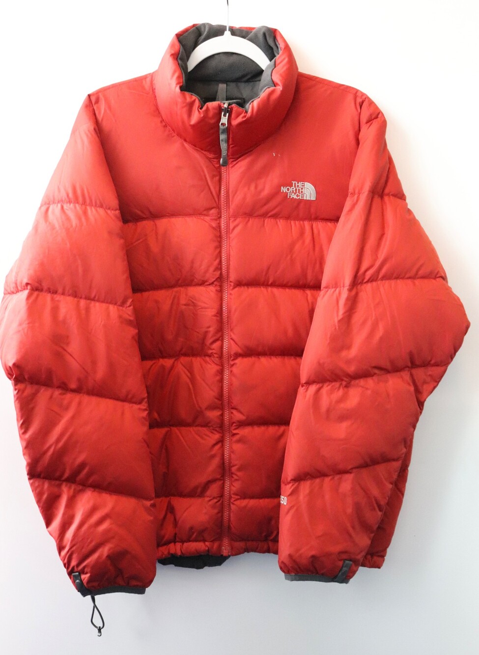 The North Face Mens Large Red Goose Down Puffer 550 Jacket Large